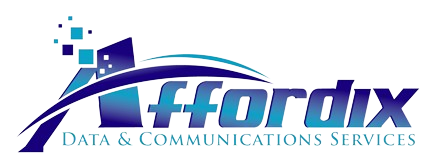 A logo of the company afforda communication