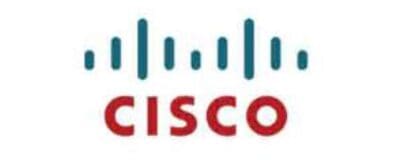 A red and blue logo for cisco