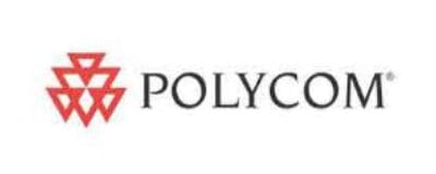 A picture of the logo for polycom.