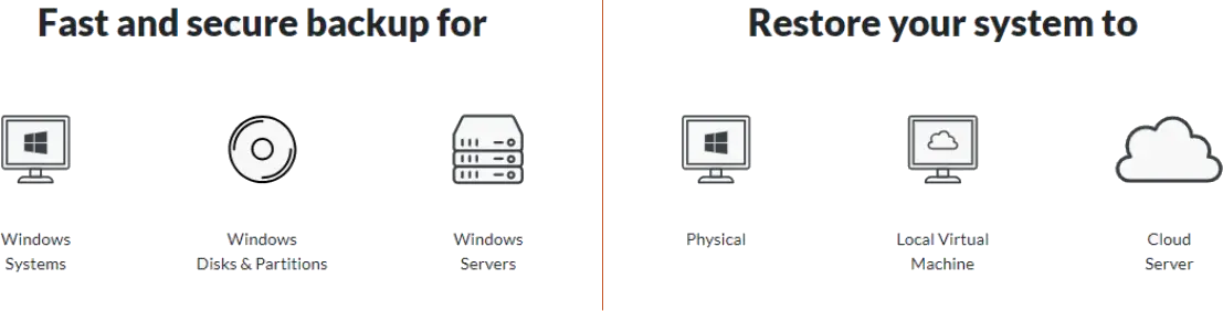 A computer screen with two different icons on it.